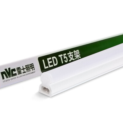 

NVC NVC lighting 06 meters LED tube T5 shadowless lamp integrated T5 bracket set 7W is white 6500K