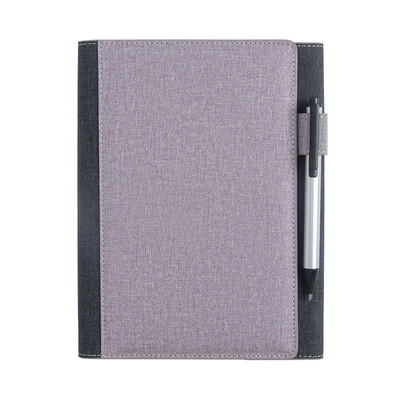 

Guangbo GuangBo magnetic button loose book notebook set A5 leather notepad ball pen Bo purple GBP8608