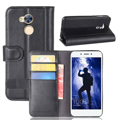 

GANGXUN Huawei Honor 6A Case Genuine Leather Magnetic Flip Cover Kickstand Card Slot Wallet Coque for Huawei Honor 6A