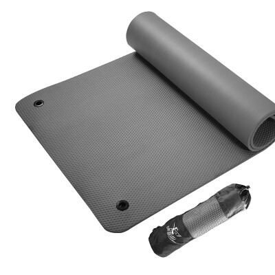 

Golden Cheer Yoga Mat 10MM Thickening Anti-slip Fitness Pad Male 185 80cm Widening Lengthening Sports Cushion Gray