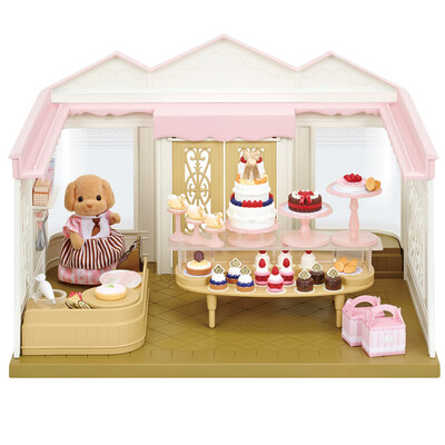 

Senbei children Japanese brand princess toy girl doll house simulation forest family shopkeeper home scene shop - fashion cake shop SYFC52638
