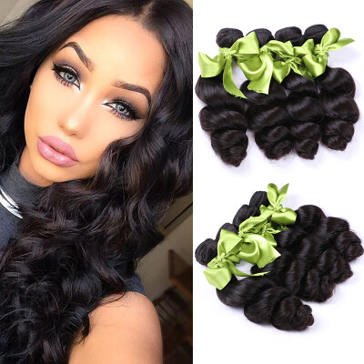 

Malaysian Virgin Hair Loose Wave 8A Grade Malaysian Loose Wave 4 Bundles Unprocessed Malaysian Loose Wet And Wavy Virgin Hair