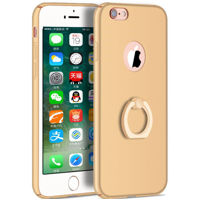

Телефон Чехол для iPhone 6 6s Ultra Тонкий Slim Обложка Простой PC Back Ring Holder 360 ° Защита вращения для iPhone 6 6s