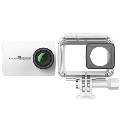 

YI 4K спортивная камера (белый) Smart Camera Diving Set (камера + водонепроницаемый чехол)