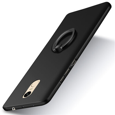 

Телефон Чехол для Xiaomi Redmi Примечание 4 Ультра тонкий тонкий Обложка Простой PC Back Ring Holder Защита от вращения на 360 °
