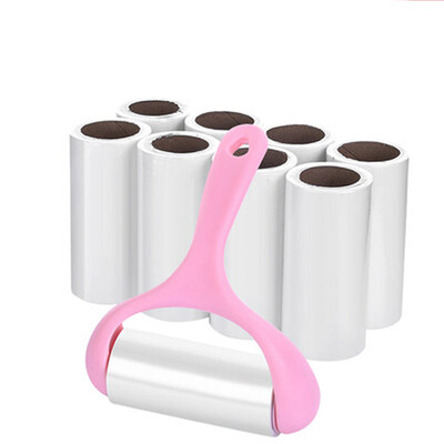

Dust Collector Sticky Roller Hair Picker Remover 1 Handle 11Rolls
