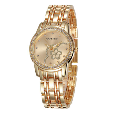 

Top Brand Luxury Gold Watches Women Stainless Steel Rhinestone Wristwatch Bracelet Watch Ladies Wrist Watch Female Clock