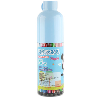 

Guangbo (GuangBo) 24 color tube can be washed watercolor student stationery painting pen Panda color random HZM03878