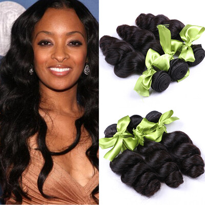 

Top Malaysian Virgin Hair Loose Wave 7A Unprocessed Malaysian Hair 3 Bundles Wavy Queen Human Hair Weave Malaysian Loose Wave