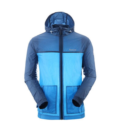 

Pathfinder (TOREAD) outdoor spring and summer men's skin clothing thin quick-drying breathable jacket TAEE81716 iron blue ash