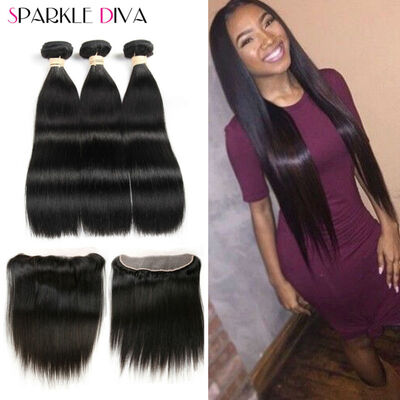 

13X4 Ear To Ear Lace Frontal с детскими волосами и пучками Волосы Vishine с фронтальными бразильскими прямыми девичьими волосами с фронтальной