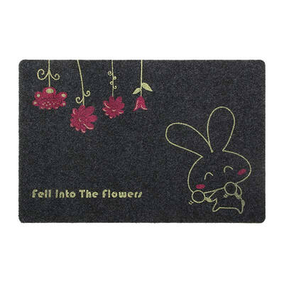 

Jiangnan leaf printing non-slip mat pad foot pad door mat 40 60cm bunny rabbit camel