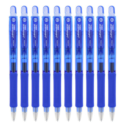 

Zebra brand (ZEBRA) JJZ68 really beautiful pen JANMEE Gel pen 0.5mm signature pen blue 10 loaded