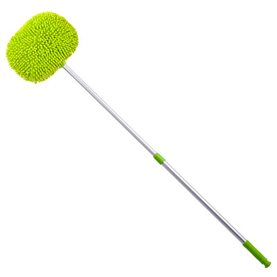

CarSetCity chenille long rod retractable car wash mop car wash brush car scorpion cleaning car mop car wash tool car supplies green