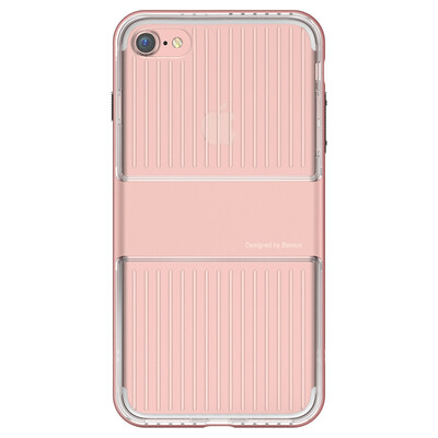 

Baseus iPhone7plus mobile phone shell Apple 7plus protective cover transparent new drop men&women models 55 inch rose gold