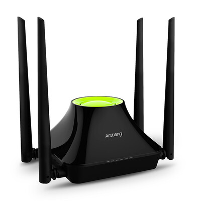 

AntBang A3 300M intelligent wireless router four antenna WIFI wireless through the wall wifi signal amplifier