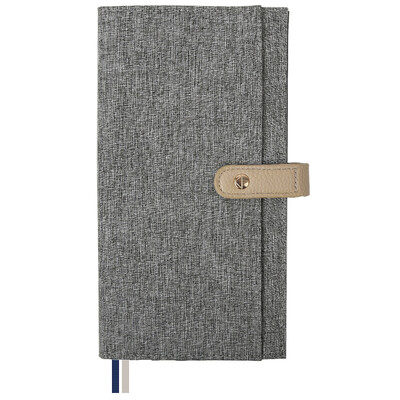 

Kinbor cotton&linen travel handbook notebook recipe core schedule handbook blue sky DTC0005