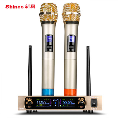 

Shinco Shinco S5200 беспроводной микрофон беспроводной портативный микрофон Bluetooth Smart TV K песня