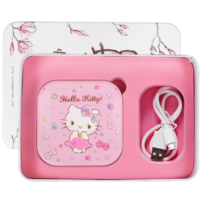

Hellokitty Charger Po makeup mirror with LED lights 6000 mAh Valentine&39s Day gift to send girlfriend birthday gift Valentine&39s Day gift company welfare gift box packaging KT1510