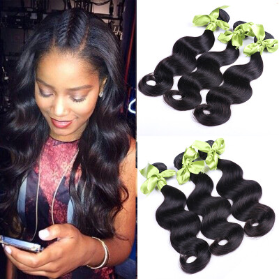 

7A Brazilian Virgin Hair Body Wave Brazilian Hair 3 Bundles Brazilian Body Wave Hair Bundles 100 Human Hair Extensions Weave