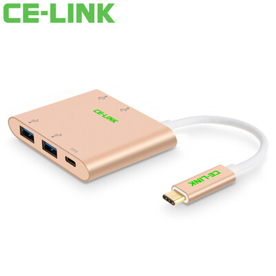 

CE-LINK 1444 Тип-C до четырех USB3.0 HUB концентратор USB3.1 Apple 12-дюймовый MacBook расширение USB сплиттер может взимать золото Tu Hao