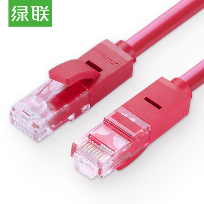

Green Alliance (UGREEN) Category 6 cable six Cat6 eight core twisted pair cable Gigabit network cable computer network jumper finished cable 8 meters black 20163