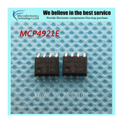 

10pcs free shipping MCP4921E/SN MCP4921E MCP4921 SOP-8 Digital to Analog Converters - DAC Sgl 12-bit SPI int new original
