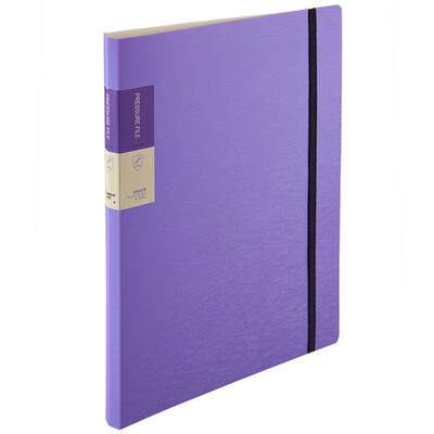 

Coix Comix A4 12mmARMOR single long clip portable folder folder folder A3101 purple