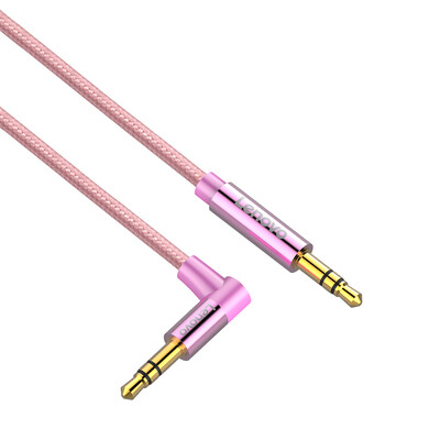 

Lenovo Lenovo AV01 rose gold 1 meter 90 degree elbow phone audio cable aux car with 35mm public on the public cable for mobile phone flat panel radio