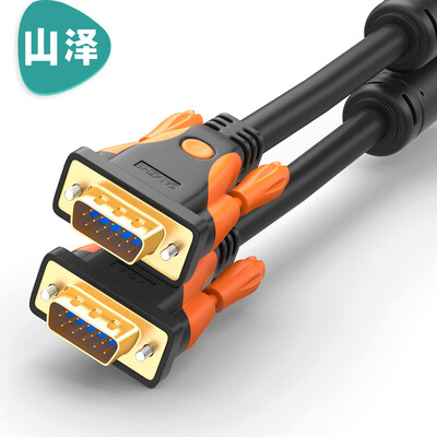 

Shanze SAMZHE VM-9250 HD dual magnetic ring VGA cable 3 9 core needle needle engineering gold-plated version of the computer projector display video line data signal line 25 meters