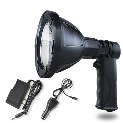 

Handheld searchlight Rechargeable 12V T6 LED spotlight for huntingcampingfishing