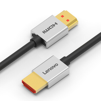 

Lenovo Lenovo HD01 алюминиевый сплав раковина деловая версия ультратонкой линии высокой четкости hdmi линия 4K кабель кабеля кабельного компьютера кабель 2 метра
