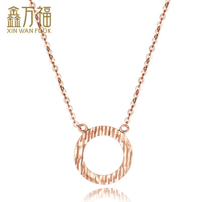 

Xin Wanfu 18K rose gold clavicle sets of chain about 2.30-2.50g