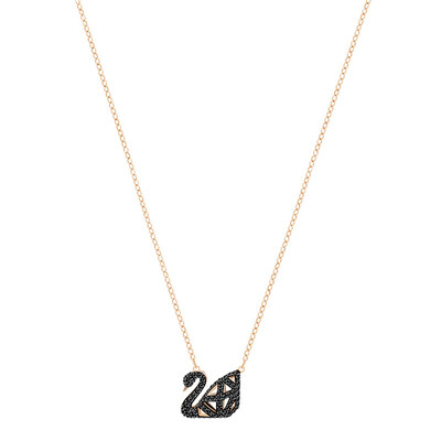 

SWAROVSKI Swarovski Facet Swan Черный лебедь ожерелье модели черного женские 5281275