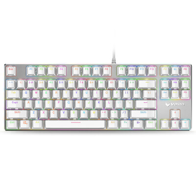 

Rapoo V500RGB лед Symphony Версия 87 клавиша подсветки игры игровой клавиатура механической клавиатура с подсветкой клавиатуры клавиатура компьютера клавиатура ноутбука белой красной ось