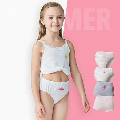 

Disney Disney 4 children&39s clothes cotton underwear girls girls teenagers triangle angle shorts 48176Y0 four color installed 120