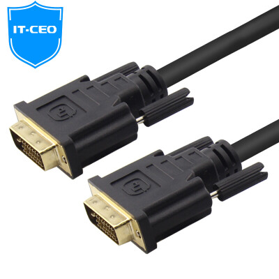 

IT-CEO V08HD-P HDMI to DVI high-definition cable DVI (24 + 1) on the HDMI standard gold-plated head (male to public) long 1.8 m black