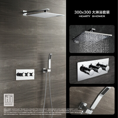 

HIDEEP modern design wall mounted shower set shower faucet