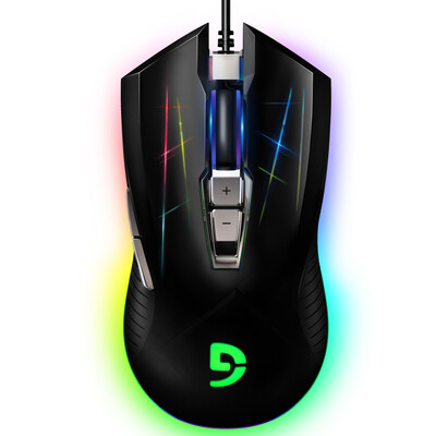 

Fuller (Fühlen) G93S магнито-оптическая проводная мышь мышь для мыши RGB ослепительная сила мышь компьютер для мыши черный