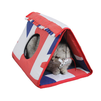 

Giza Tsai Cat Crawler Multi-function Cat Star Wrap Triangle Folding Cat Litter Cat Toys Picking Chuck Color