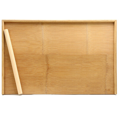 

Pick up the whole bamboo splicing rolling panel cutting board cutting board chopping board kitchen large dumplings plate 70 45 15cm send 40cm rolling pin SZ-6170