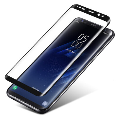 

KOOLIFE Samsung S8 3D Rewan full-screen non-steel film full-screen coverage full coverage of mobile phone protective film high-permeability film for Samsung s8-black