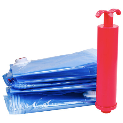 

Jingdong supermarket] 100 Yi special compression bag vacuum storage bag 5 sets (1 large 2 in 2 small) 9 silk gift hand pump 6001