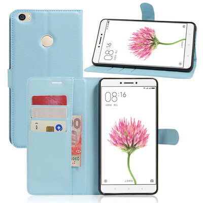 

GANGXUN Xiaomi Mi Max Case High Quality PU Leather Flip Cover Kickstand Anti-shock Wallet Case for Xiaomi Mi Max