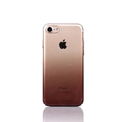 

Чехол для iphone 7 градиента цвета жесткий PC Coque обратно крышку розовый