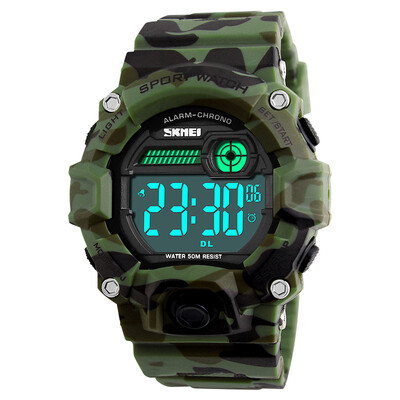 

Boys waterproof electronic movement dual time watch as gift for boy