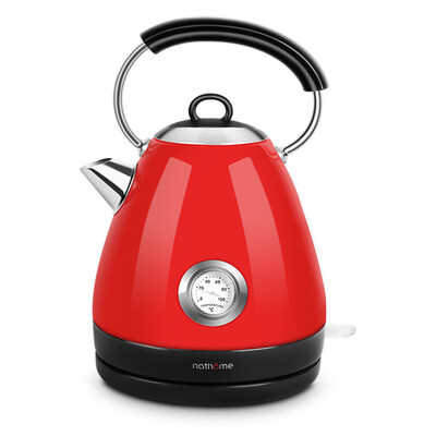 

Nathome NSH663 Electric Kettle Household Auto Shut-Off 17L Euro Retro Red