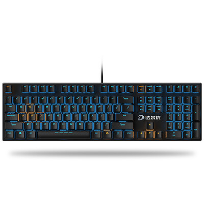

Dareu 108Key Alloy Gaming Mechanical Keyboard Cherry Axis Single BacklitBlack Axis