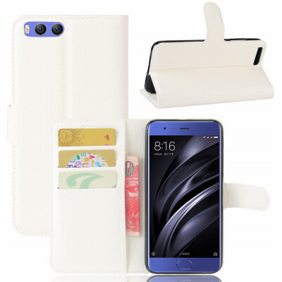 

GANGXUN Xiaomi Mi 6 Case High Quality PU Leather Flip Cover Kickstand Anti-shock Wallet Case for Xiaomi Mi 6