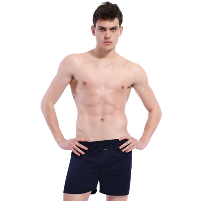 

GANGSHA Mens underwear cotton pants solid color loose pants comfortable leisure home pants